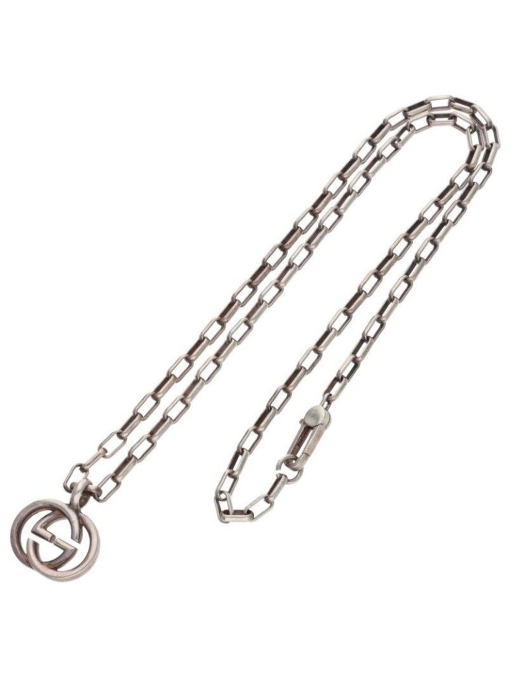 Gucci Interlocking Necklace Silver - Picture 2 of 5